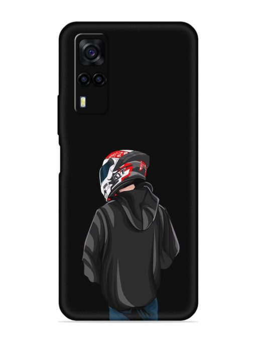 Motorcycle Rider Embossed Soft Silicone Case for Vivo Y31