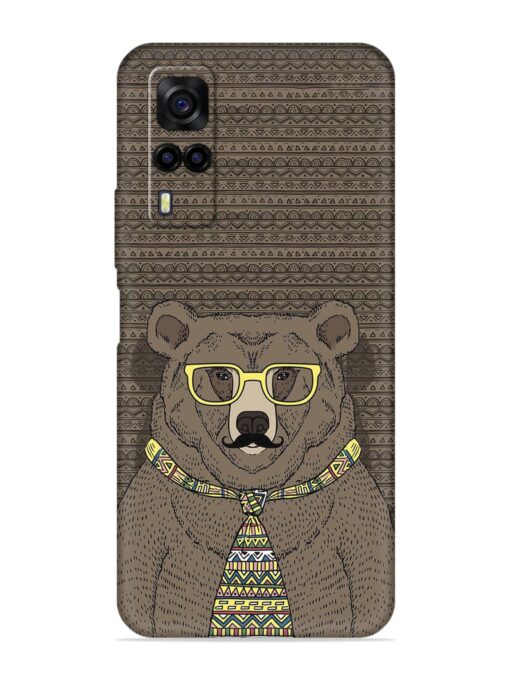 Grizzly Bear Embossed Soft Silicone Case for Vivo Y31