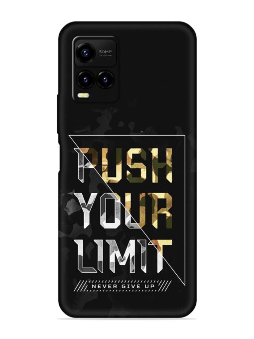 Push Your Limits Embossed Soft Silicone Case for Vivo Y33T Zapvi