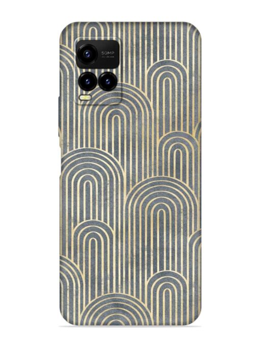 Art Deco Style Embossed Soft Silicone Case for Vivo Y33T Zapvi