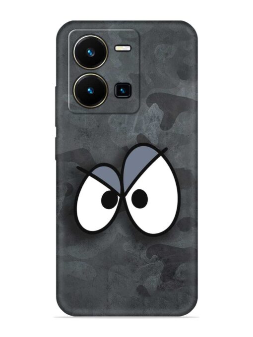 Big Eyes Night Mode Embossed Soft Silicone Case for Vivo Y35 Zapvi