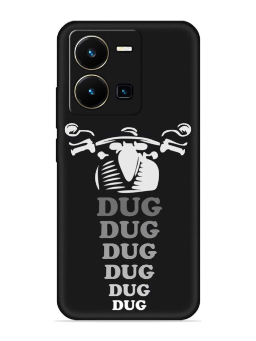 Dug Dug Dug Embossed Soft Silicone Case for Vivo Y35 Zapvi