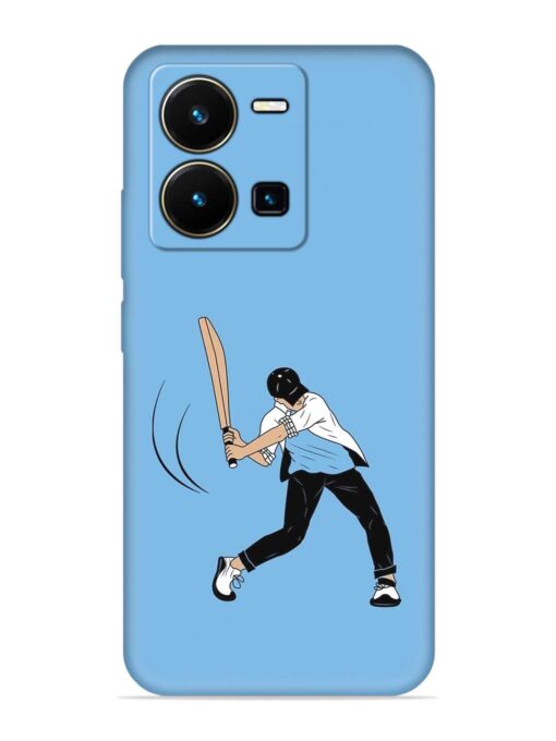 Cricket Gully Boy Embossed Soft Silicone Case for Vivo Y35 Zapvi