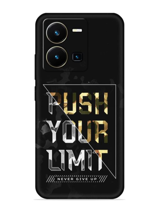 Push Your Limits Embossed Soft Silicone Case for Vivo Y35