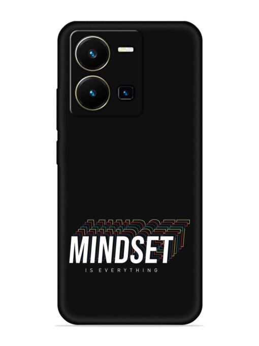 Mindset Everything Slogan Embossed Soft Silicone Case for Vivo Y35 Zapvi