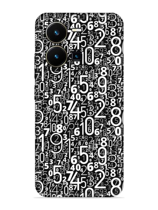 Many Numbers Different Embossed Soft Silicone Case for Vivo Y35 Zapvi