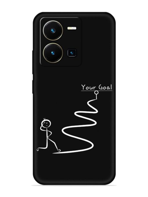 Your Goal Embossed Soft Silicone Case for Vivo Y35 Zapvi