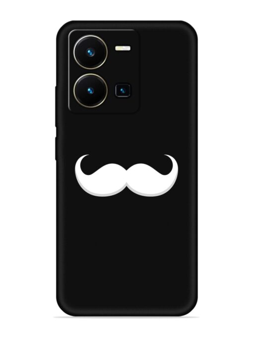 Mustache Vector Embossed Soft Silicone Case for Vivo Y35