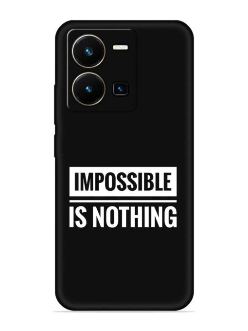 Impossible Is Nothing Embossed Soft Silicone Case for Vivo Y35 Zapvi