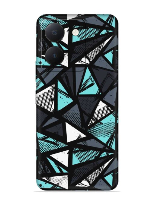 Abstract Seamless Embossed Soft Silicone Case for Vivo Y36