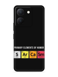 Primary Elements Humor Embossed Soft Silicone Case for Vivo Y36