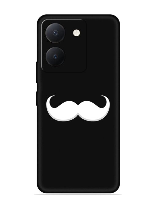 Mustache Vector Embossed Soft Silicone Case for Vivo Y36