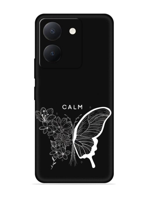 Calm Embossed Soft Silicone Case for Vivo Y36