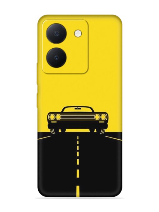 Classic Car Embossed Soft Silicone Case for Vivo Y36