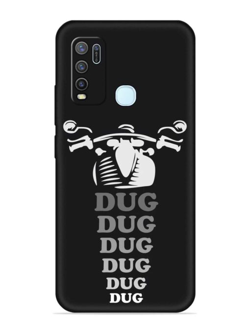 Dug Dug Dug Embossed Soft Silicone Case for Vivo Y50 Zapvi