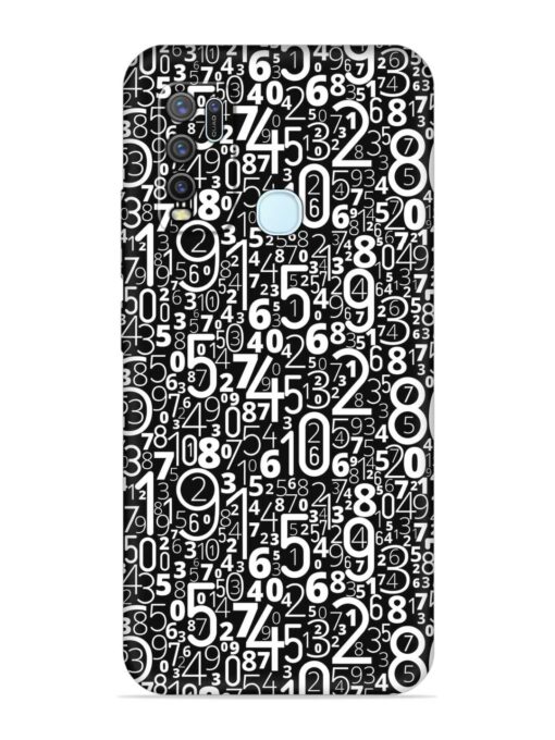 Many Numbers Different Embossed Soft Silicone Case for Vivo Y50 Zapvi