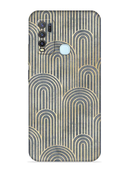 Art Deco Style Embossed Soft Silicone Case for Vivo Y50 Zapvi