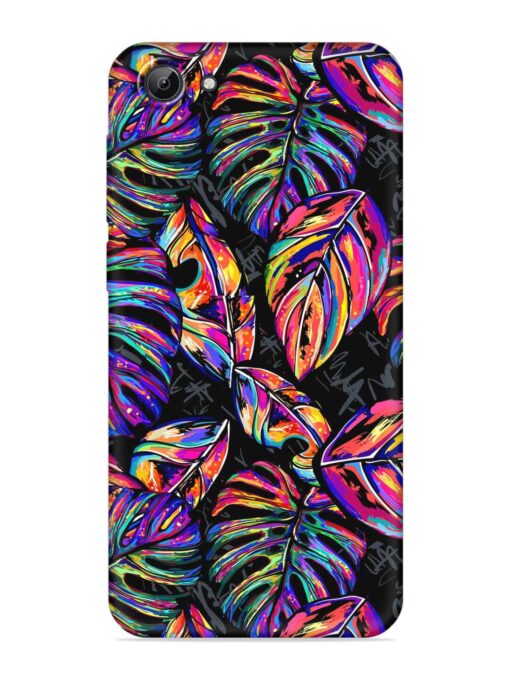 Tropical Seamless Vector Embossed Soft Silicone Case for Vivo Y53 Zapvi