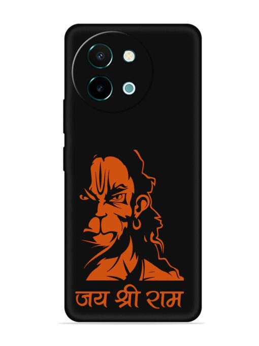 Angry Hanuman Embossed Soft Silicone Case for Vivo Y58 (5G)