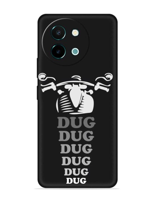 Dug Dug Dug Embossed Soft Silicone Case for Vivo Y58 (5G)