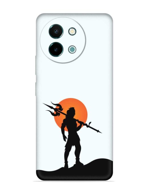 Lord Mahadev Trendy Embossed Soft Silicone Case for Vivo Y58 (5G)