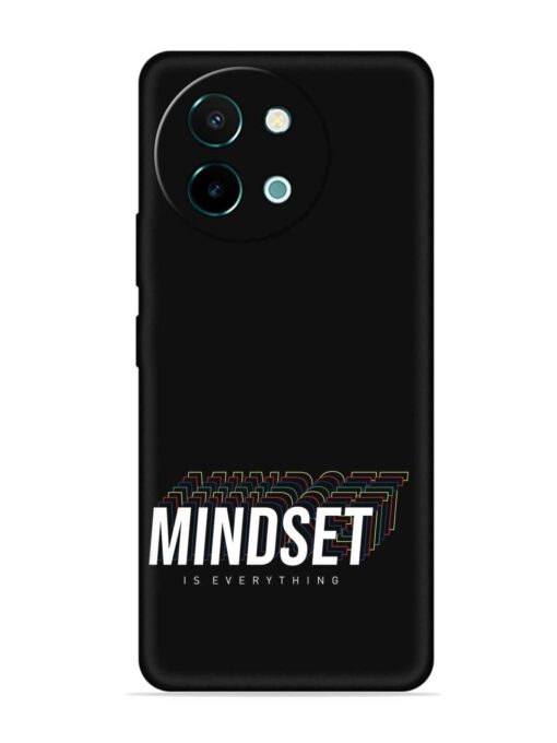 Mindset Everything Slogan Embossed Soft Silicone Case for Vivo Y58 (5G) Zapvi