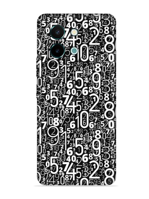 Many Numbers Different Embossed Soft Silicone Case for Vivo Y58 (5G) Zapvi