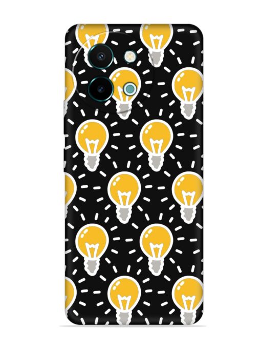 Light Bulb Seamless Embossed Soft Silicone Case for Vivo Y58 (5G) Zapvi