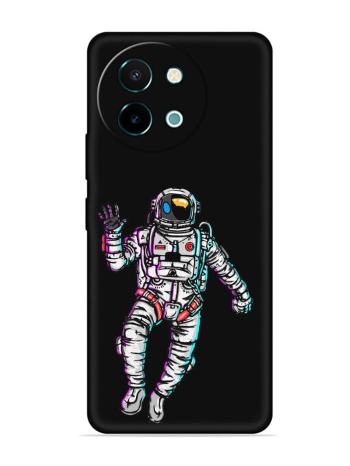 Spaceman Embossed Soft Silicone Case for Vivo Y58 (5G)