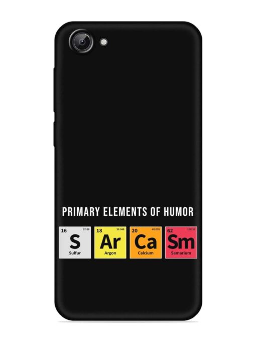 Primary Elements Humor Embossed Soft Silicone Case for Vivo Y65