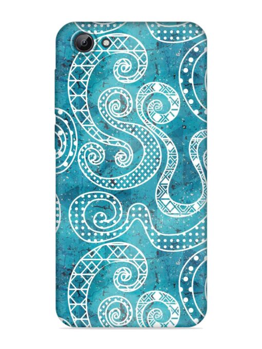 Vintage Curved Seamless Embossed Soft Silicone Case for Vivo Y65