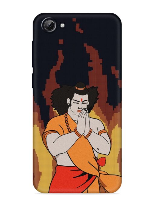 Shree Ram Vector Embossed Soft Silicone Case for Vivo Y65