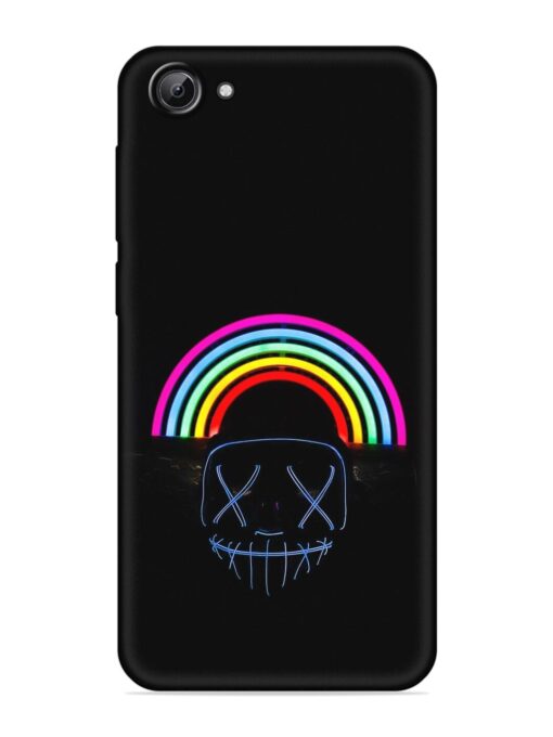 Mask Rainbow Embossed Soft Silicone Case for Vivo Y69