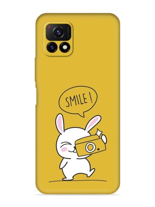 Hey Smile Please Embossed Soft Silicone Case for Vivo Y72 (5G)