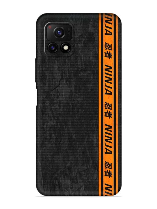 Ninja Srtips Embossed Soft Silicone Case for Vivo Y72 (5G)