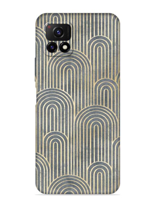 Art Deco Style Embossed Soft Silicone Case for Vivo Y72 (5G)