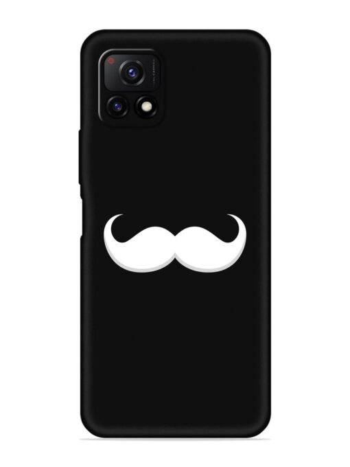 Mustache Vector Embossed Soft Silicone Case for Vivo Y72 (5G) Zapvi