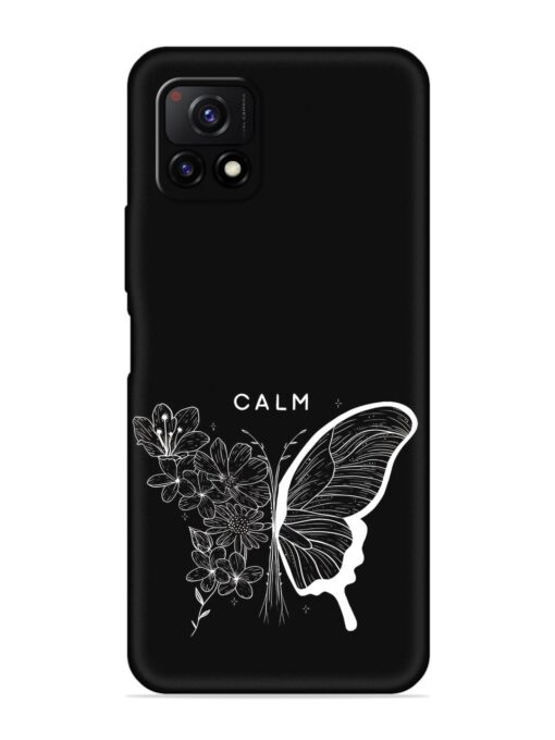 Calm Embossed Soft Silicone Case for Vivo Y72 (5G) Zapvi