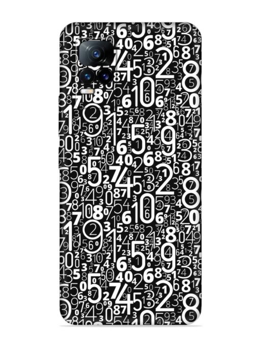 Many Numbers Different Embossed Soft Silicone Case for Vivo Y73 Zapvi