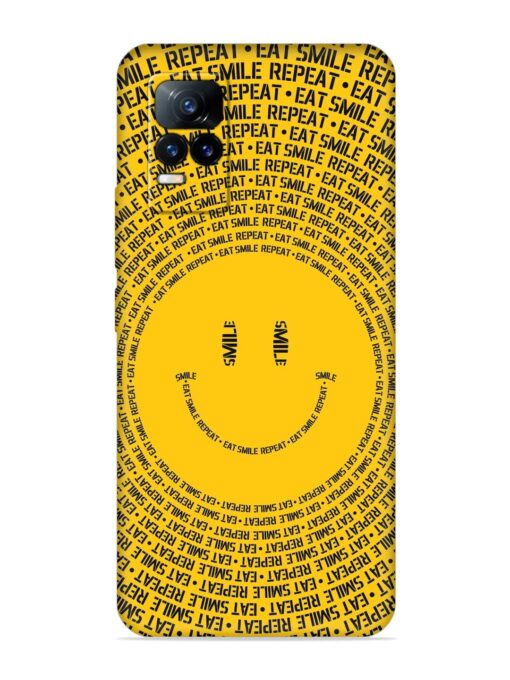 Smiley Embossed Soft Silicone Case for Vivo Y73