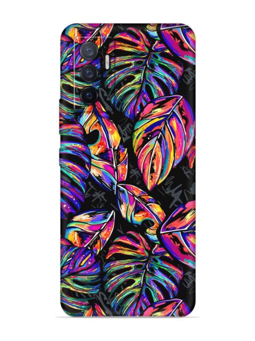 Tropical Seamless Vector Embossed Soft Silicone Case for Vivo Y75 (4G)