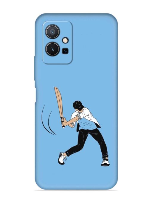 Cricket Gully Boy Embossed Soft Silicone Case for Vivo Y75 (5G) Zapvi