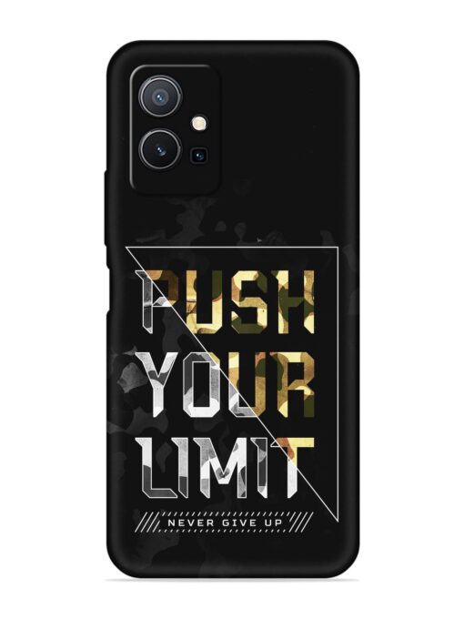 Push Your Limits Embossed Soft Silicone Case for Vivo Y75 (5G)