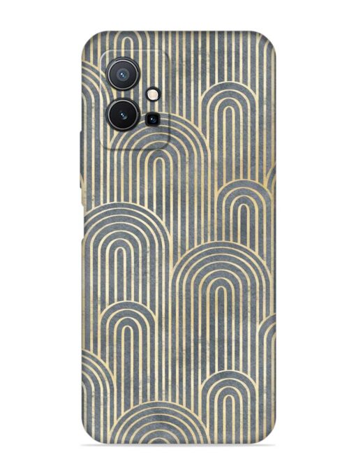 Art Deco Style Embossed Soft Silicone Case for Vivo Y75 (5G) Zapvi