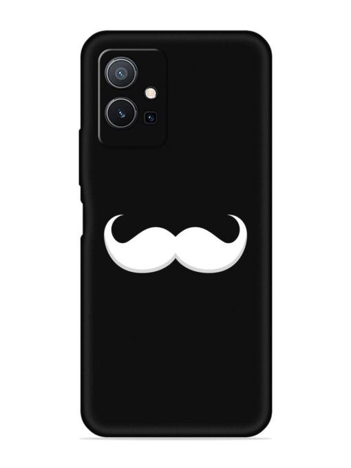 Mustache Vector Embossed Soft Silicone Case for Vivo Y75 (5G)