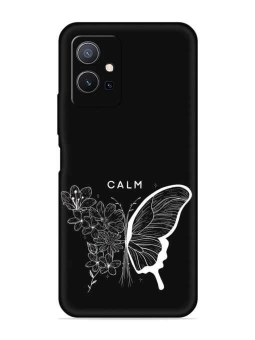 Calm Embossed Soft Silicone Case for Vivo Y75 (5G)