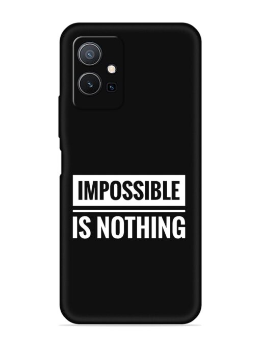 Impossible Is Nothing Embossed Soft Silicone Case for Vivo Y75 (5G) Zapvi