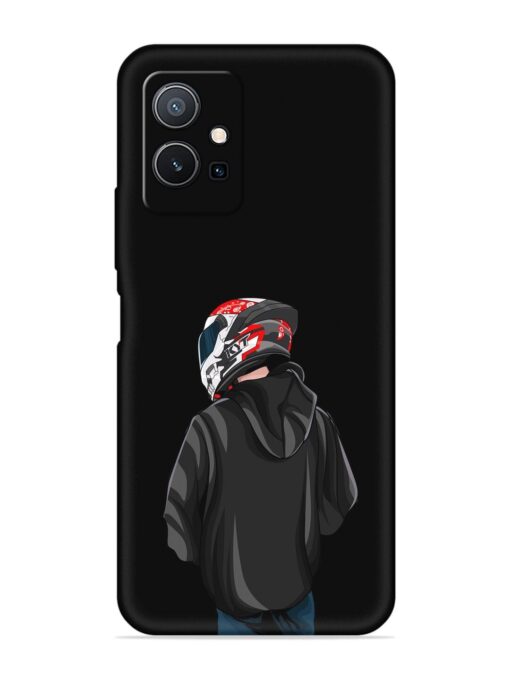 Motorcycle Rider Embossed Soft Silicone Case for Vivo Y75 (5G) Zapvi