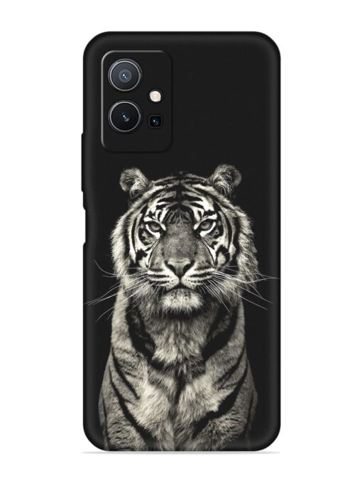 Tiger Art Embossed Soft Silicone Case for Vivo Y75 (5G) Zapvi