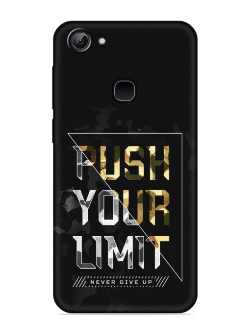 Push Your Limits Embossed Soft Silicone Case for Vivo Y81 Zapvi